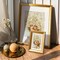 4x6 Picture Frames, Vintage Picture Frames for Wall Mounting or Table Display,Rustic Gold,1 Pack